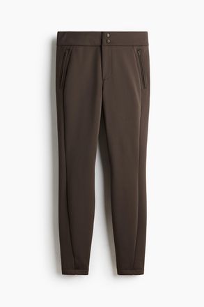 H&M Skihose mit angerauter Innenseite - Kaffee