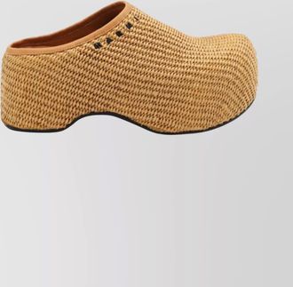 Marni stylish mules with open back and platform