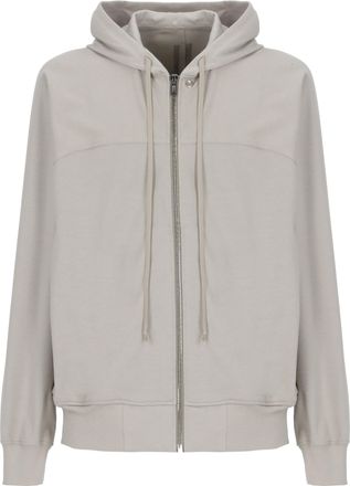 Rick Owens Beige Windbreaker Zip Hoodie