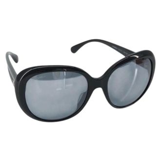 Chanel Pre-owned Accessories, female, Black, Size: ONE SIZE Pre-owned Plastic Sunglasses