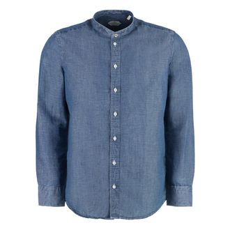 Bastoncino Heren, Overhemden, Blauw, Maat: 5XL Katoen