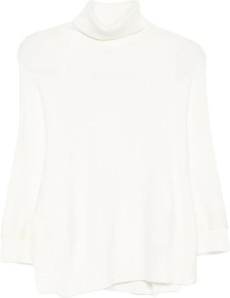 Ermanno Scervino Maglione a collo alto - Bianco