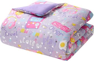 VCNY Home Print 3-Piece Comforter Set in Purple at Nordstrom Rack, Size Twin