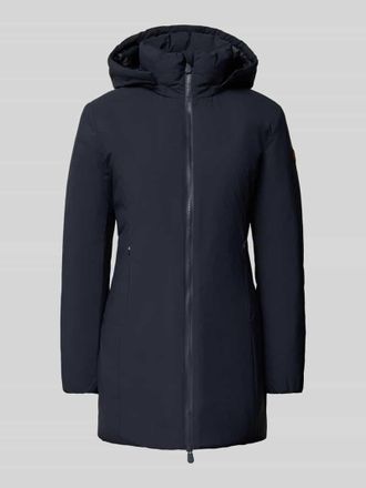 Save The Duck Parka mit gefüttertem Stehkragen Modell Rachel in Dunkelblau, Größe XL