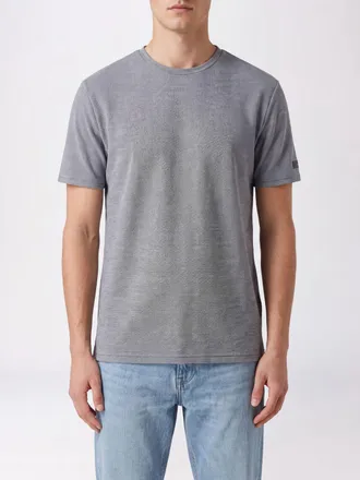Roberto Ricci Design T-shirt girocollo a maniche corte in tessuto tecnico con logo a contrasto