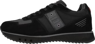 Blauer Tokyo 01 Tas - Heren - Sneakers - Zwart - 40 EU - Leer - Schoenen