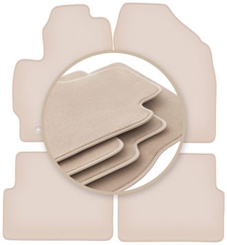OEM Alfombrillas Beige Premium Para Toyota Corolla E14 / E15 Sed&aacute;n 2007-2012