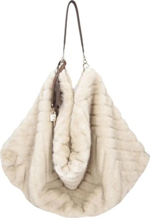 Liu Jo Foulard Tas - Dames - Schoudertassen - Beige - ONE Size - Polyester - Tassen