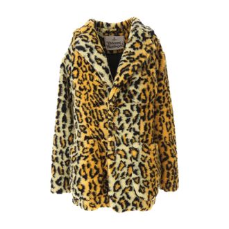 Vivienne Westwood Faux Fur & Shearling Jackets, female, Multicolor, Size: S Wittgenstein Coat