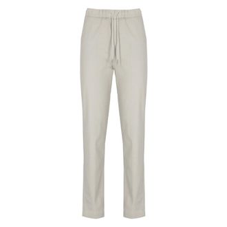 PANICALE Panicale, Broeken, Dames, Beige, XL, Katoen, Slim Drawstring Broek