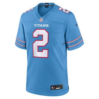 Nike Tyjae Spears Tennessee Titans Nike Mens NFL Game Jersey in Blue | 67NM0IUT9VF-1LK