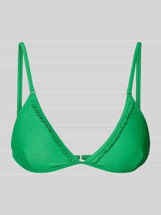 Shiwi Bikini-Oberteil mit Volants Modell Romy in Gruen, Gr&ouml;&szlig;e 40