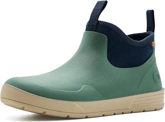 Bogs Rockaway Seamless Low Womens Rain Boots Green : 11 M, Rubber