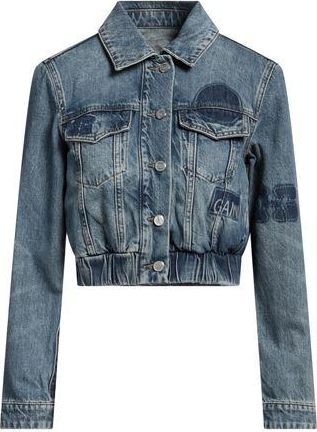 Ganni COATS & JACKETS - Denim outerwear on YOOX.COM