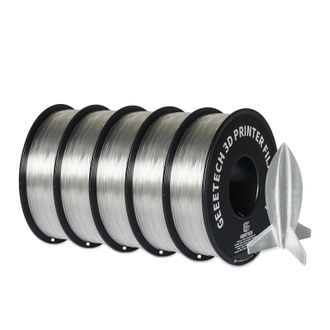 OEM Filamento Para Impresora 3d, Material Pla, Compatibilidad Vers&aacute;til, Transparente