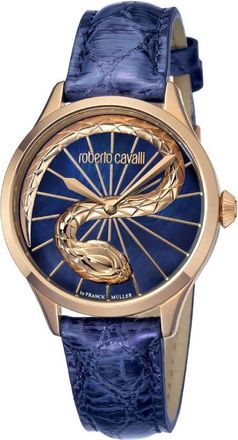 Roberto Cavalli by Franck Muller Quartz Blue Dial Ladies Watch FWLFB2-IFAAL-FM136