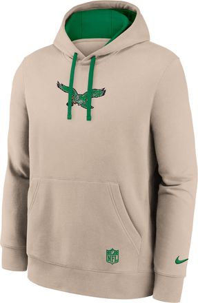 Nike Philadelphia Eagles Rewind Club Nike Mens NFL Pullover Hoodie in Brown | 2KDK0HBTQ86-VPM