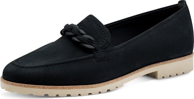 Tamaris Damen Slipper – Slip-On Mit TOUCHit-Fußbett, Aus Leder, Blockabsatz 1,5 Cm, Bequem & Stylisch Für Den Alltag