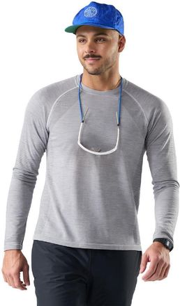 Smartwool Mens Intraknit Seamless Long-Sleeve Gray XXL