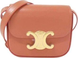 Celine Pre-owned Cross Body Bags, female, Red, Size: ONE SIZE Pre-owned Vintage Shoulder Bag