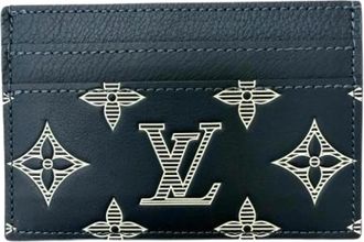Louis Vuitton Pre-owned Card case - Heren - Vintage Accessoires - Blauw - ONE Size - Vintage