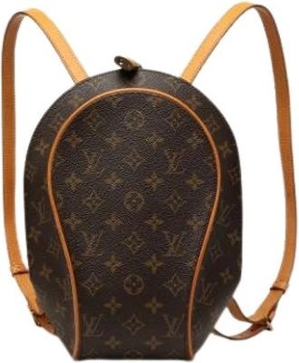Louis Vuitton Pre-owned Ellipse Rugzak - Dames - Vintage Rugzakken - Bruin - ONE Size - Leer - Vintage