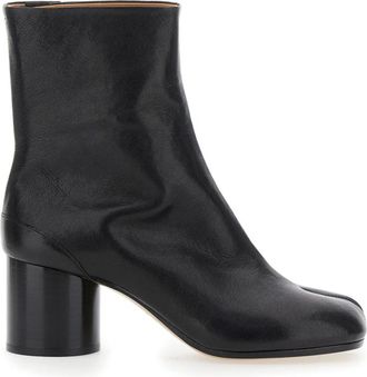 Maison Margiela Zwarte Tabi Enkellaarzen - Dames - Laarzen met Hak - Zwart - 38 EU - Schoenen