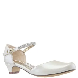 Nina Womens Cera Dress Shoes With Rhinestones In Bone Pearlized