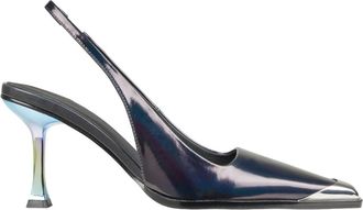 Stine Goya Metalen Cap Sling Back Schoenen - Dames - Pumps - Zwart - 38 EU - Schoenen