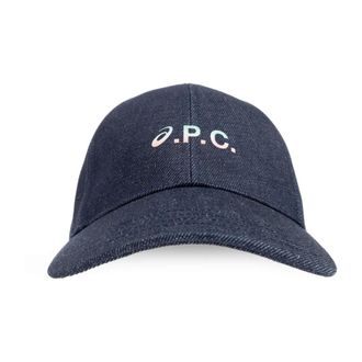 A.P.C. Caps, unisex, Blue, Size: 60 CM Charlie Baseball Cap
