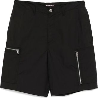 Michael Kors Shorts cargo in popeline - Nero