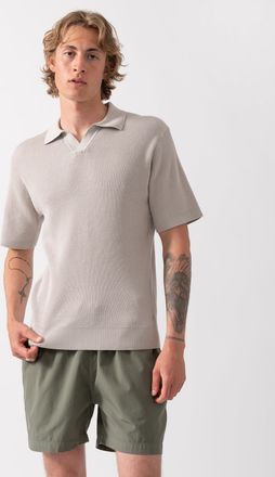 Boss Orange by Hugo Boss Mens Short Sleeve Polo Shirt in Light_Grey - Light Grey Cotton - Size X-Large