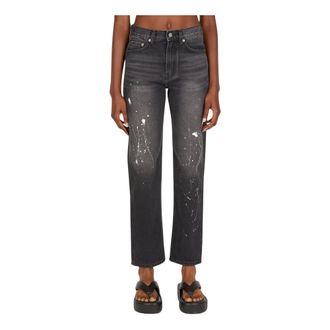 TheOpen Product Theopen Product, Dames, Jeans, Zwart, Maat: S Katoen