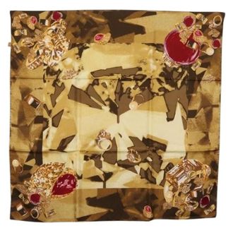Cartier Pre-owned Scarves, female, Multicolor, Size: ONE SIZE Pre-owned Silk Scarf