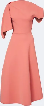 Maticevski Diadem draped asymmetric midi dress