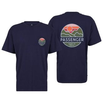 Passenger Laidback Recycled Cotton Relaxed Fit T-Shirts f&uuml;r Herren | blau
