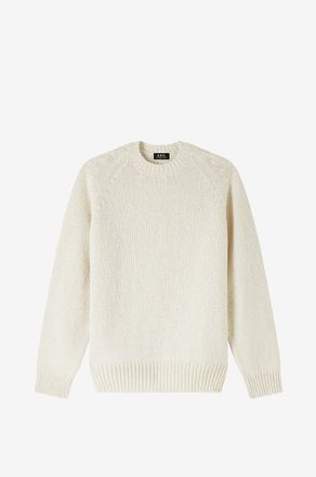 A.P.C. Pullover mit Rundhalsausschnitt aus Wolle Harris