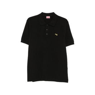 Kenzo Tiger-patch Polo Shirt