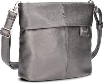 zwei Tassen, Dames, Grijs, ONE Size, Leer, Mademoiselle M8