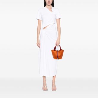 Herm&egrave;s Tweedehands Bicolor Clemence en Swift Picotin Lock 18