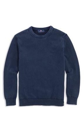 Vineyard Vines Cotton Crewneck Sweater in Nautical Navy at Nordstrom Rack, Size Large