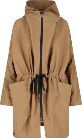 Kimo no-rain Brown No-Rain Water-Repellent Hooded Parka