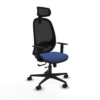 Piqueras y Crespo Silla De Oficina Piqueras Y Crespo Cilanco Negro Reposabrazos Ajustables