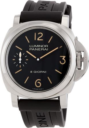 Officine Panerai Pre-owned Pre-owned Panerai Luminor Base Automatic Black Dial Mens Watch PAM00915