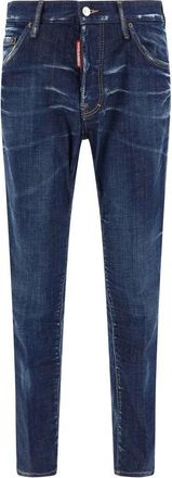Dsquared2 Heren, Jeans, Blauw, Maat: XS Katoen