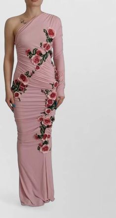 Dolce & Gabbana embellished one-shoulder maxi dress