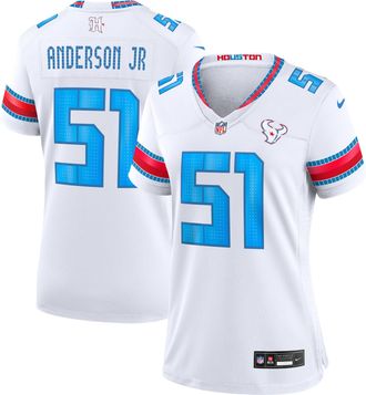 Nike Will Anderson Jr. Houston Texans Rivalries Collection Nike Womens NFL Game Jersey in White | 67NW0JFP9HF-RAC