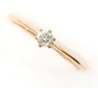C&A Pink Gold Pink Gold (18K) Band Ring (Pre-Owned)