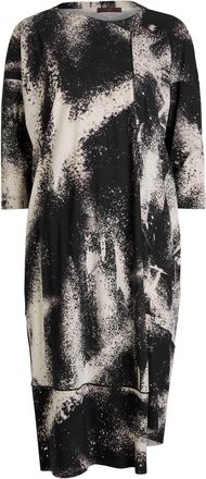 High High Prelude Printed Stretch-polyamide Midi Dress - Black - 48 (UK16 / XL)