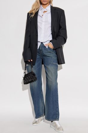 Maison Margiela Jeans With vintage Effect, Womens, Blue